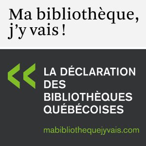 Ma bibliothèque, j'y vais!