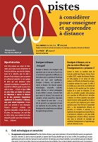 80 pistes à considérer pour enseigner et apprendre à distance